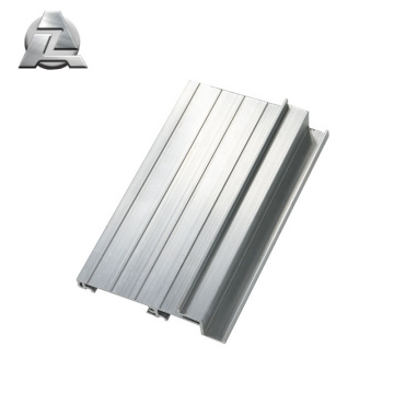 Puerta exterior de aluminio anodizado 6063 t5 de alta calidad.